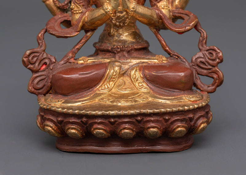 Statue of Chenrezig Buddha | Compact Symbol of Compassion for Your Sacred Space