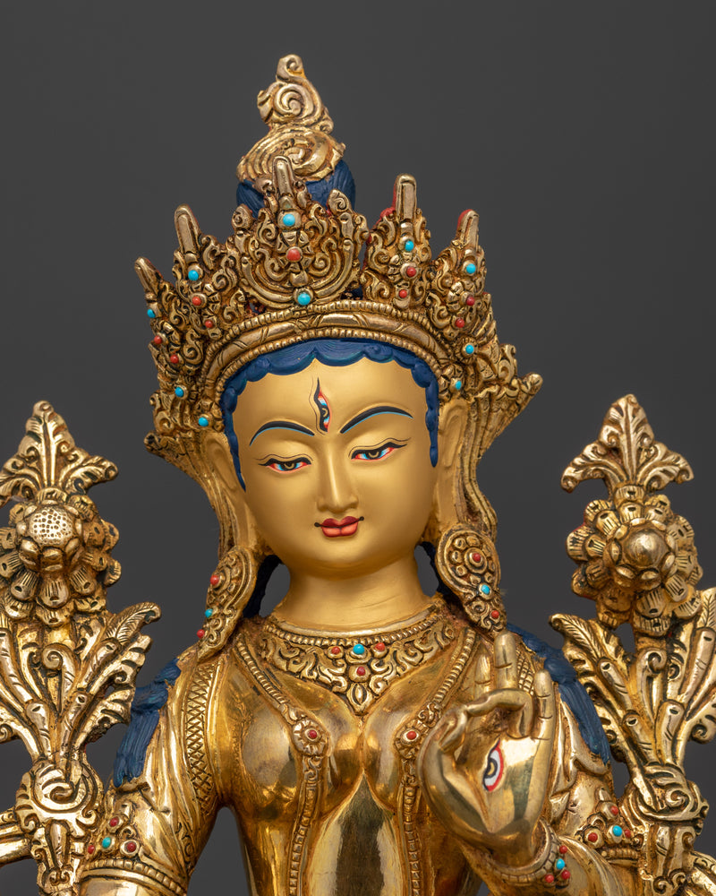 handmade-white-tara-sculpture