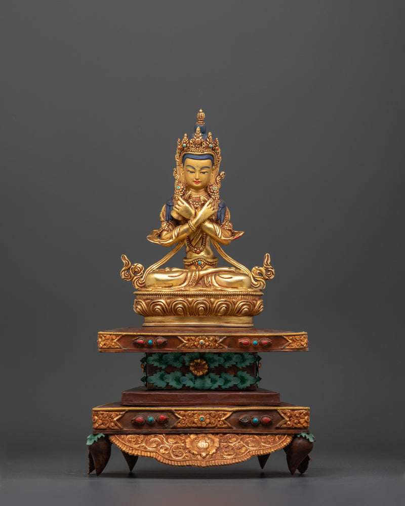 Vajradhara Buddha with Throne | The Primordial Buddha of Infinite Wisdom