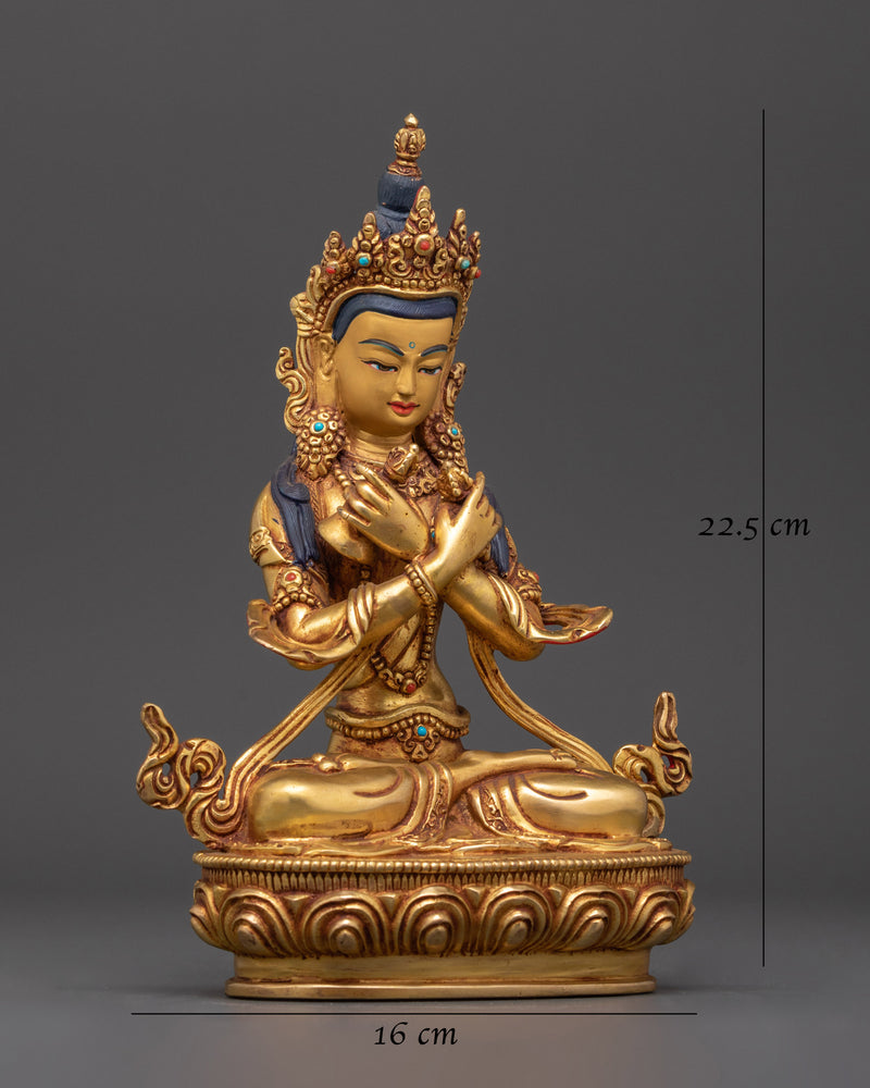 24k-gold-gilded-vajradhara 
