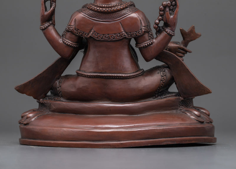 Four-Armed Ganesh Statue | The Remover of Obstacles and Bestower of Prosperity