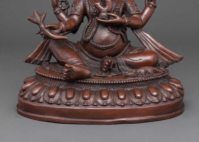 Four-Armed Ganesh Statue | The Remover of Obstacles and Bestower of Prosperity