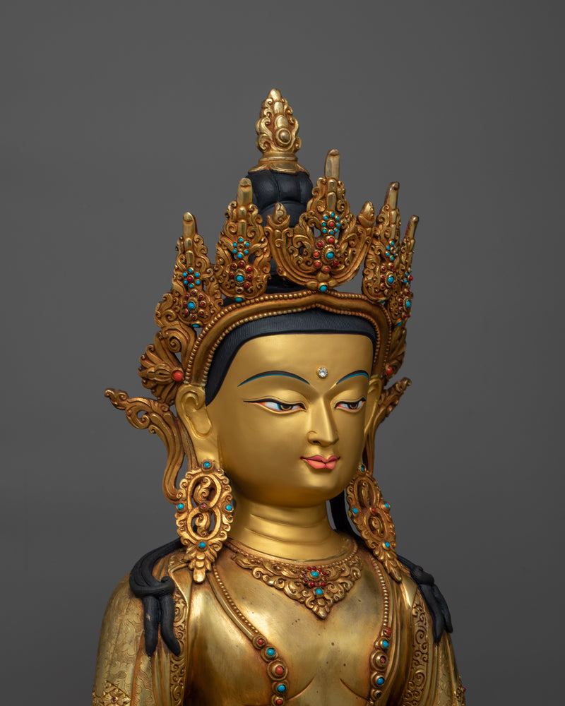 Amitayus Long-Life Buddha 65cm Statue | Symbol of Enduring Vitality