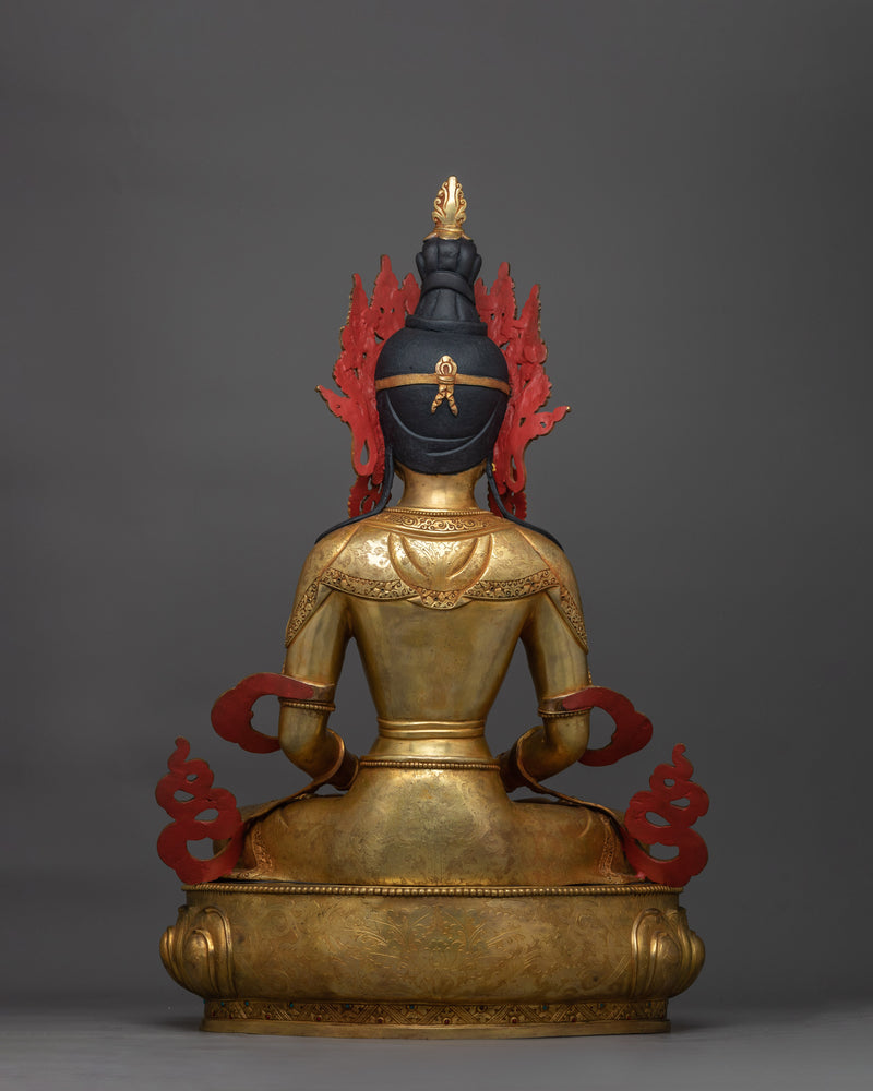 Amitayus Long-Life Buddha 65cm Statue | Symbol of Enduring Vitality