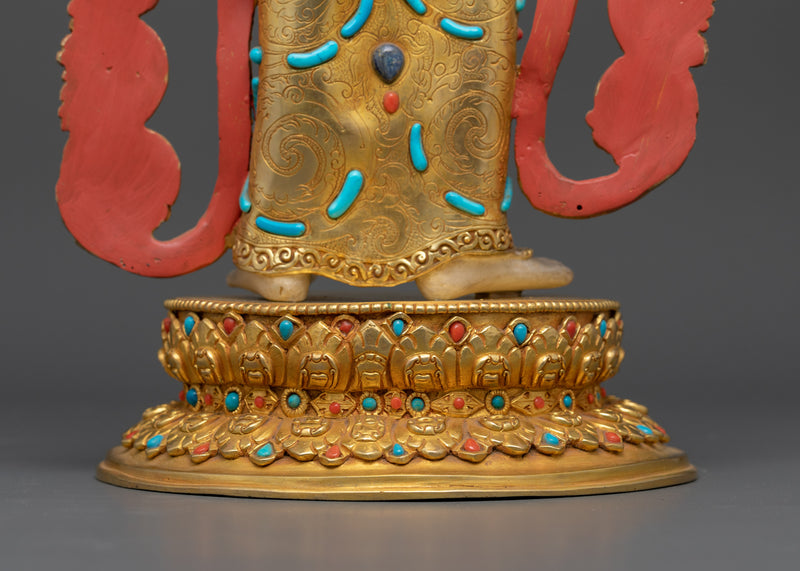 Vajrasattva Sambhogakaya Buddha Dorje Sempa | 21.3 Inch Handcrafted Statue