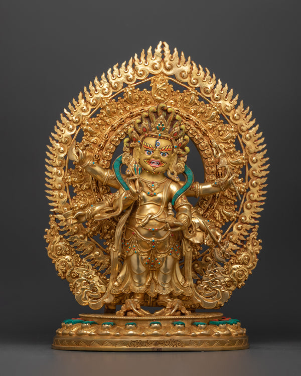 Fierce Protector White Mahakala