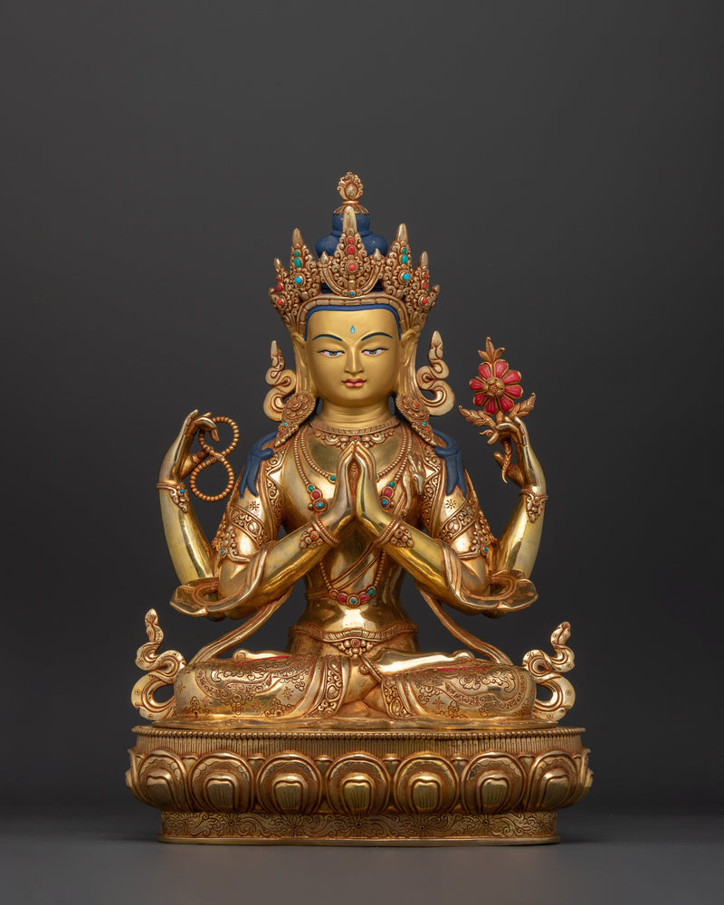 Sympathetic Chenrezig Buddha | Sacred Dharma Decor