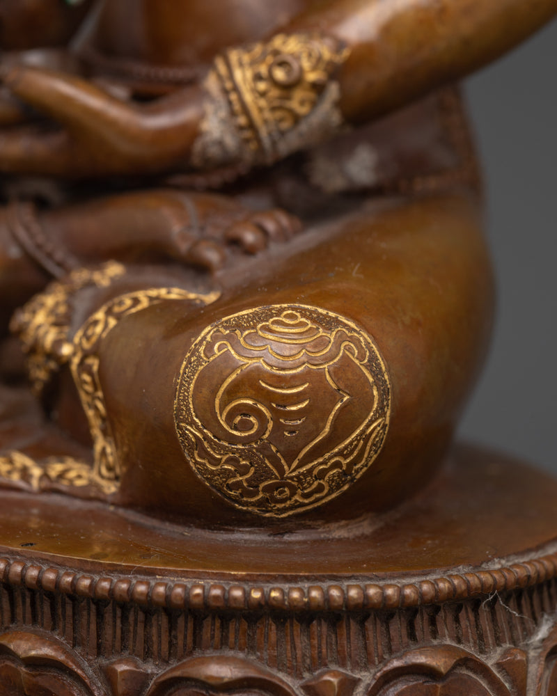 Oxidized Amitayus Buddha Statue | An Eternal Symbol of Longevity and Wisdom