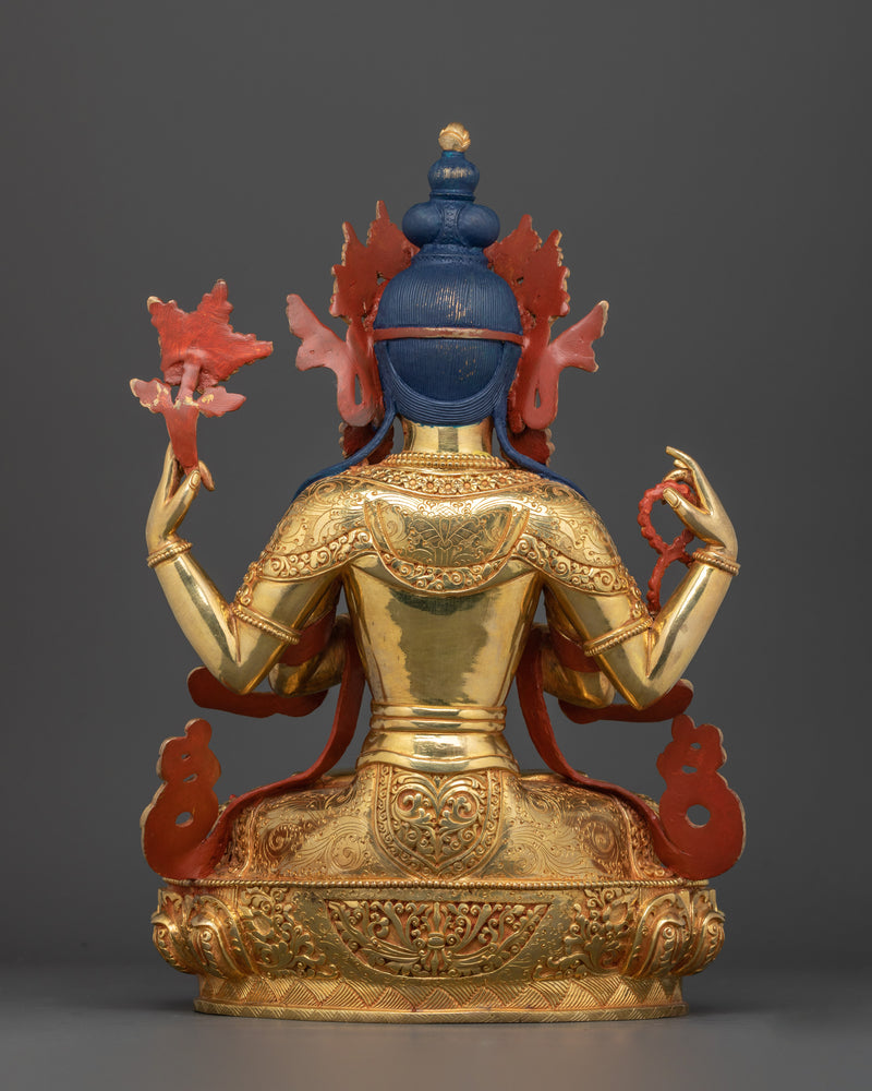 24k-gold-gilded-chenrezig-figurine