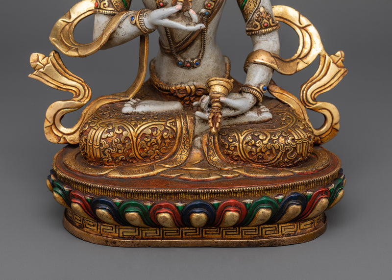 Heruka Vajrasattva Figurine | 24K Gold Gilded with Antique Finish