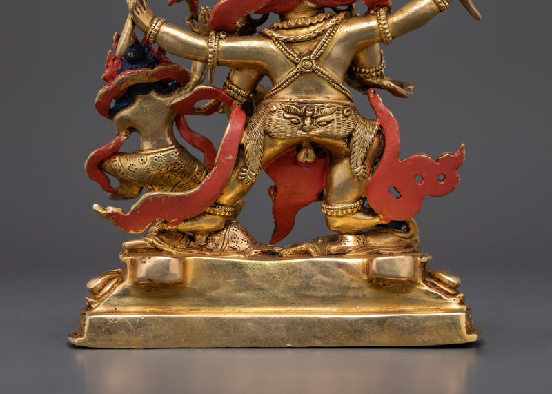 Black Dzambhala Precious Golden Deity | God of Wealth