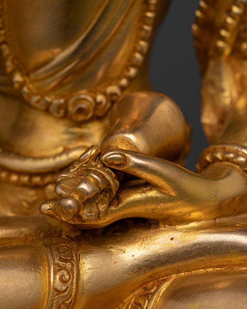 Bodhi Vajrasattva Sculpture | Handcrafted Copper Buddhist Art