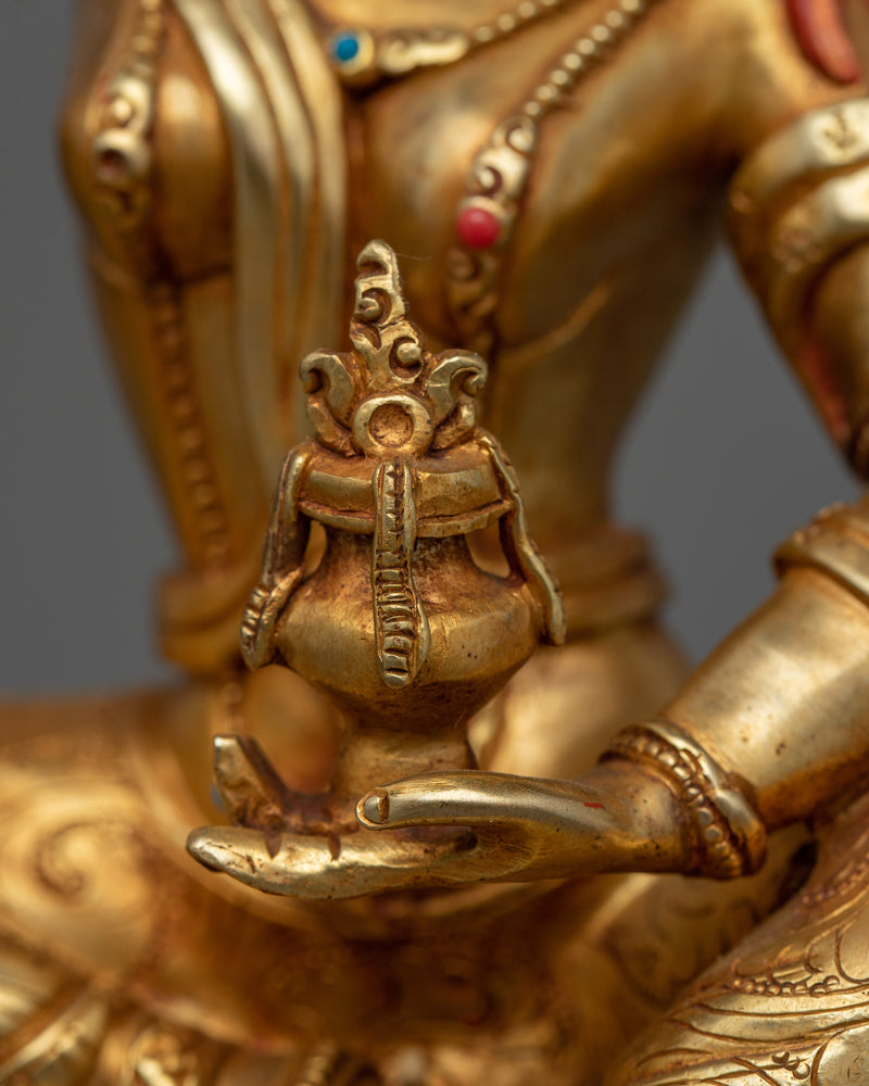 Tibetan Goddess Tashi Tseringma Statue | Protectress of Dharma and Guardian of Practitioners