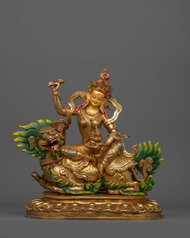 Tibetan Goddess Tashi Tseringma Statue | Protectress of Dharma and Guardian of Practitioners