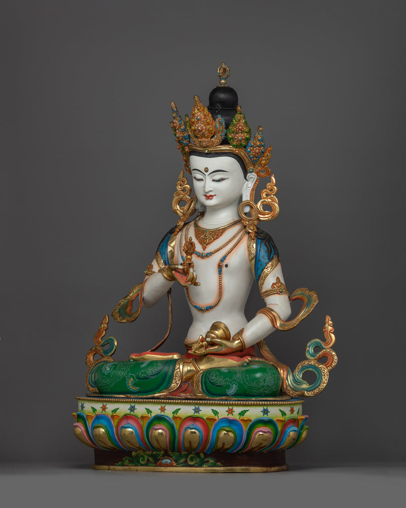 Guru Vajrasattva 100-Syllable Mantra Practice Statue | Tibetan Bodhisattva of Purification & Spiritual Renewal