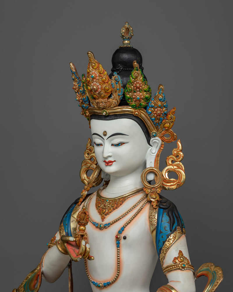 Guru Vajrasattva 100-Syllable Mantra Practice Statue | Tibetan Bodhisattva of Purification & Spiritual Renewal