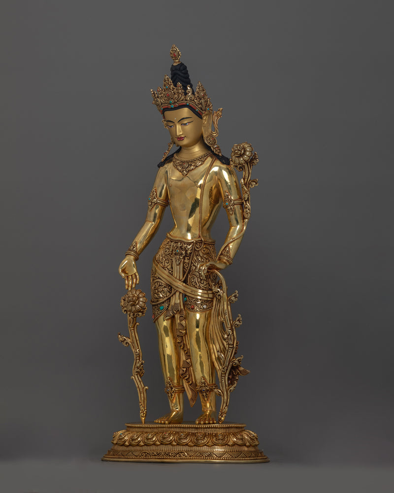 Handcrafted Padmapani Bodhisattva | Buddhist Sculpture