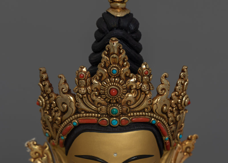 Handcrafted Padmapani Bodhisattva | Buddhist Sculpture