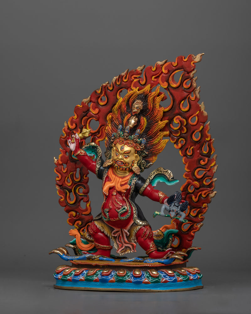 Handcrafted Trakpo Sumtril Sculpture