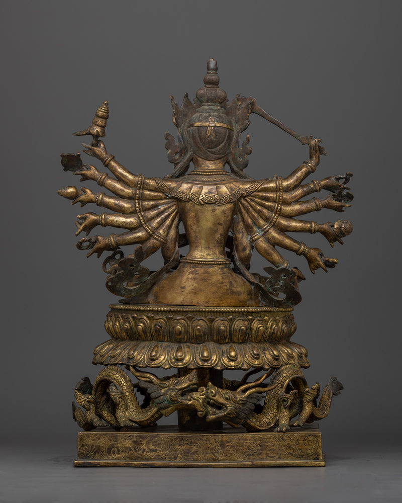 Antique Chundi Bodhisattva | Eighteen-Armed Deity