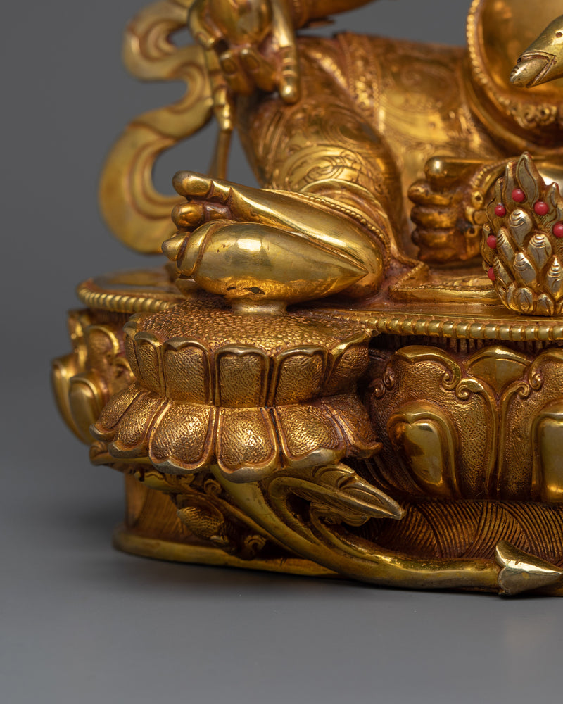 Dzambhala Wealth Buddha | Tibetan Prosperity Deity Statue