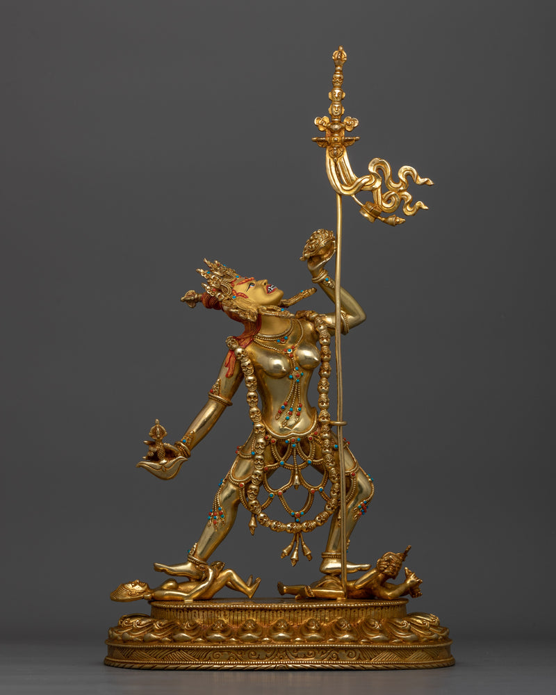 Vajrayogini Red Dakini Statue | Altar Shrine Decor