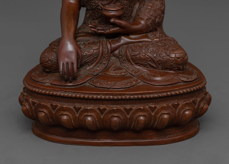 Shakyamuni Oxidized Buddha Sculpture | A Symbol of Enlightenment