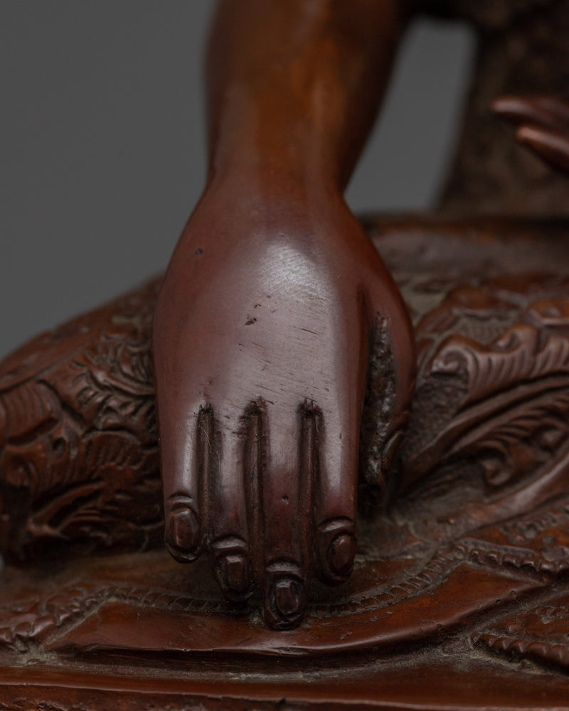 Shakyamuni Oxidized Buddha Sculpture | A Symbol of Enlightenment