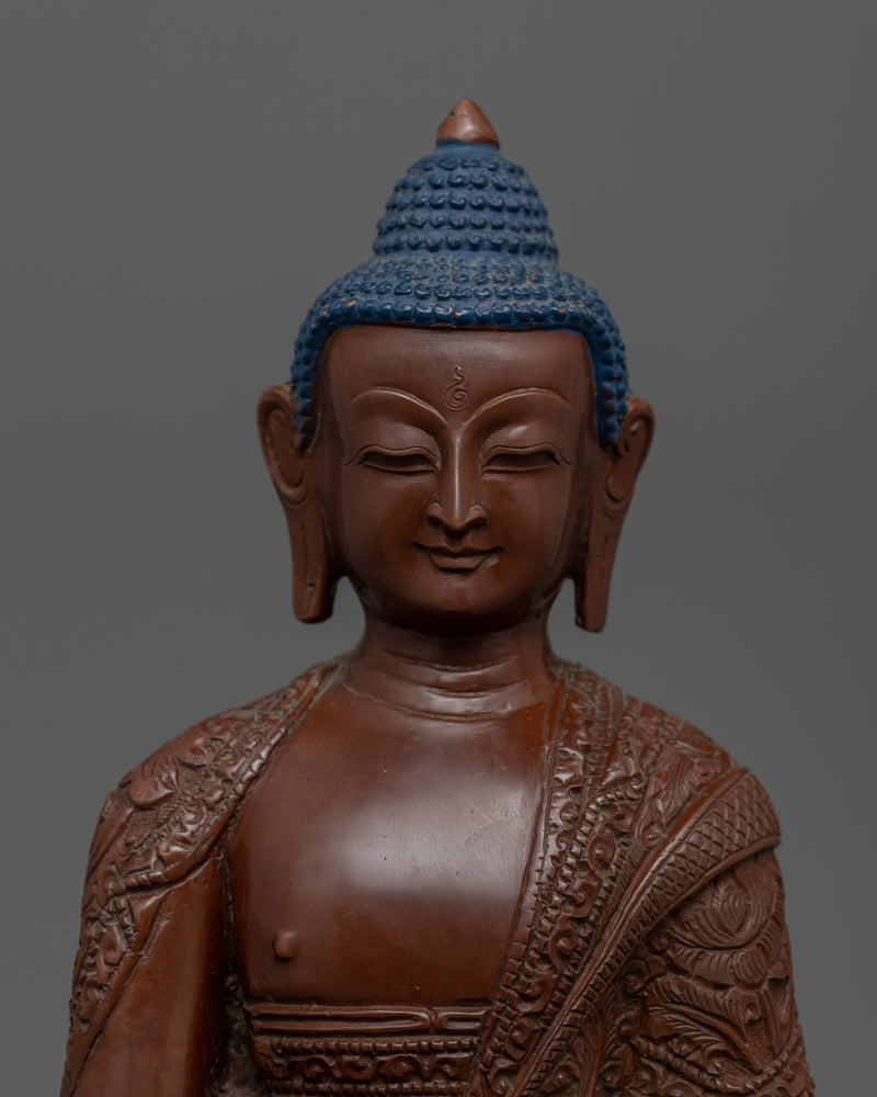 Shakyamuni Oxidized Buddha Sculpture | A Symbol of Enlightenment