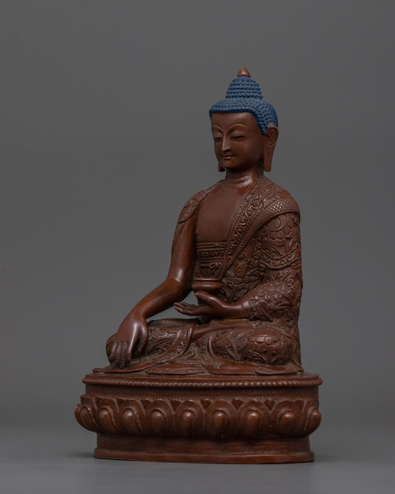 Shakyamuni Oxidized Buddha Sculpture | A Symbol of Enlightenment