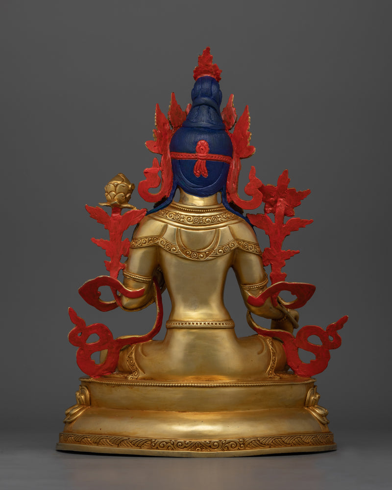 Sacred Green Tara Artwork | Goddess of Compassion Statue