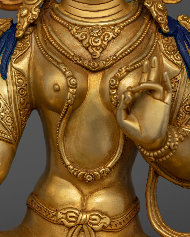 Sacred Green Tara Artwork | Goddess of Compassion Statue