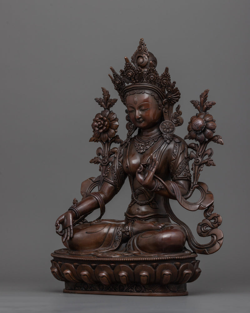 Healing White Tara Statue | Emblem of Compassion and Healing Energy