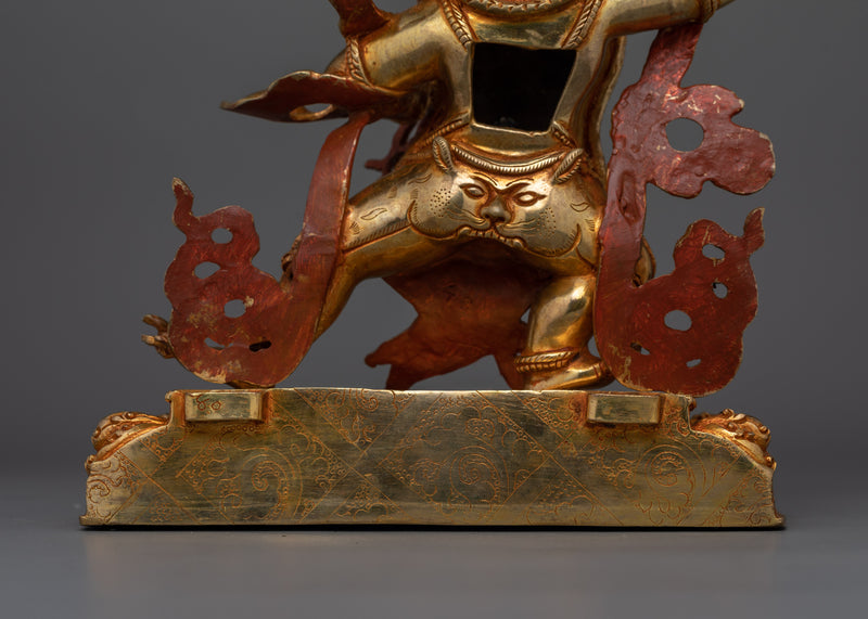 Vajra Holder Vajrapani Dharma Art | Fierce Protector of Buddhist Teachings