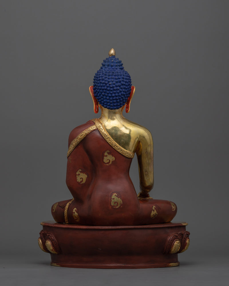 Peaceful Shakyamuni Buddha Figurine | Tranquil Tibetan Art