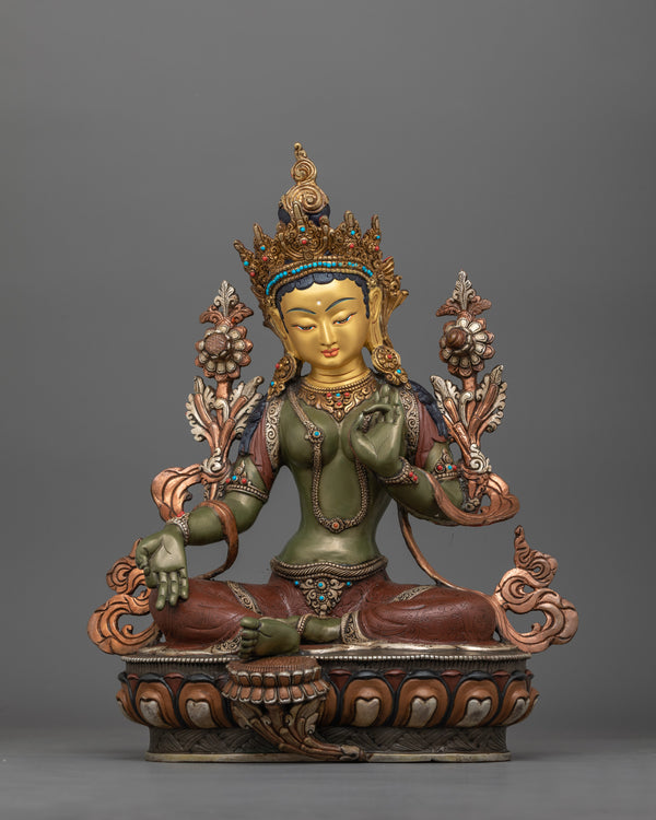 oxidized-green-tara-for-shrine