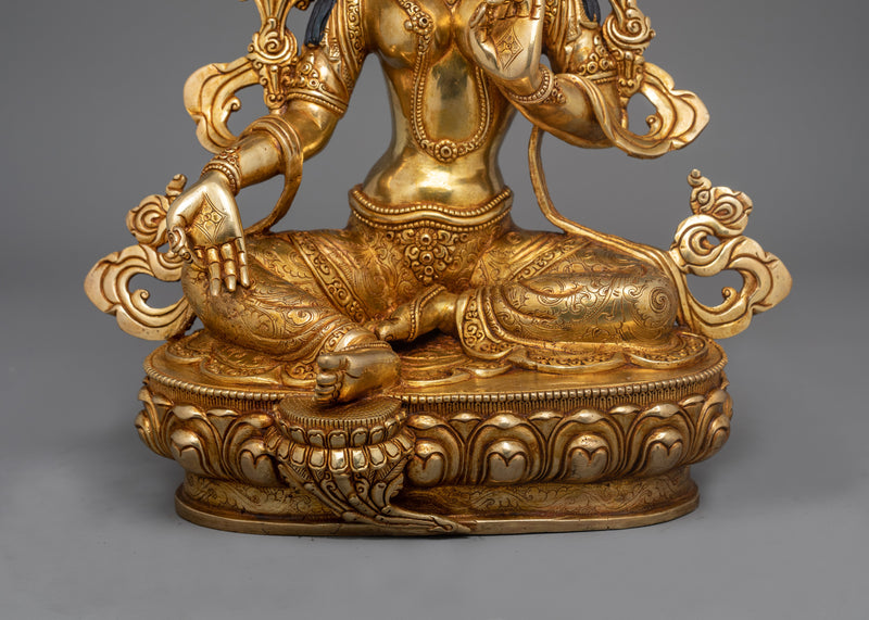 Green Tara (Sgrol-ljang) Statue | The Swift Savior