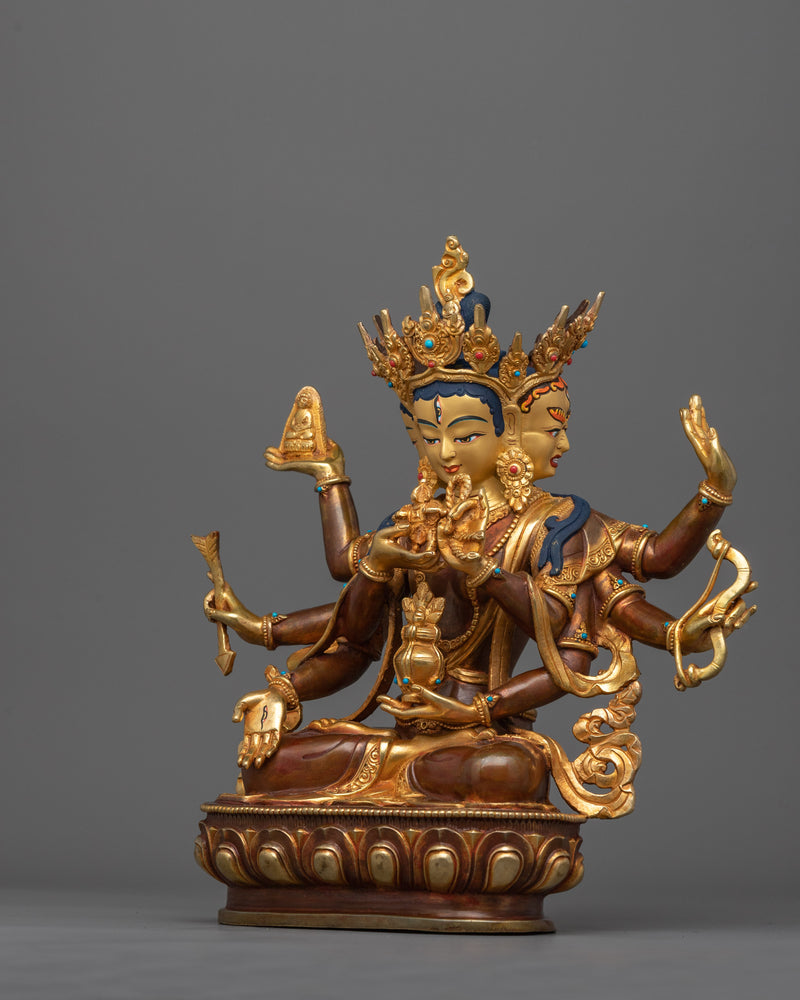 Namgyalma Dakini of Longevity Statue | Hand-Carved Deity