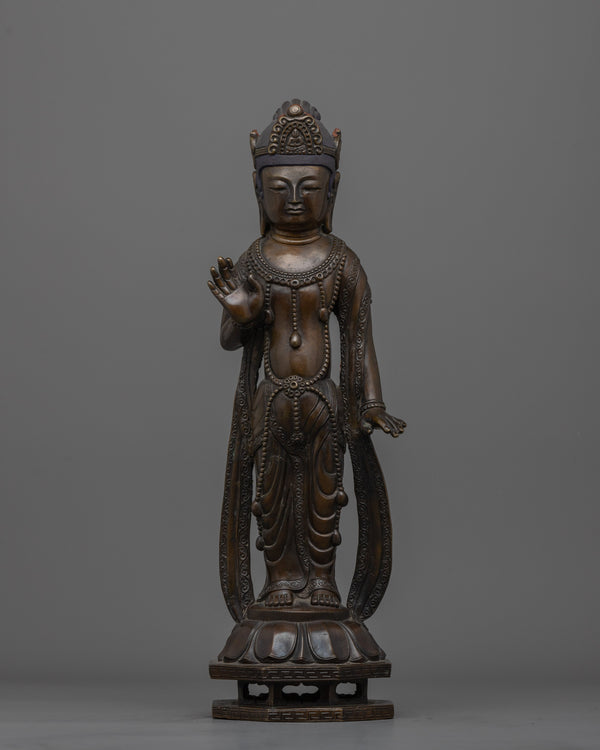 oxidized-bodhisattva-statue