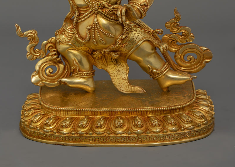 Vajrapani Shakyamuni’s Protector Statue | Tibetan Sculpture