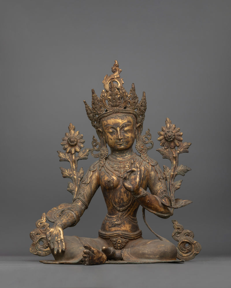 antique-green-tara-statue