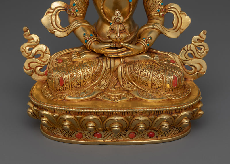 Amitayus Bodhisattva of Long Life Statue | Embodiment of Life and Wisdom