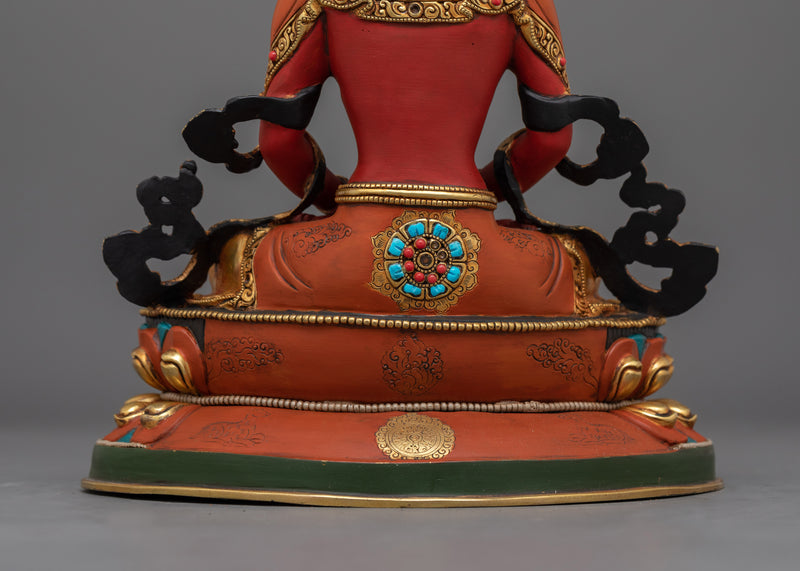 Pure Land Buddha Amitayus Statue | Symbol of Infinite Life