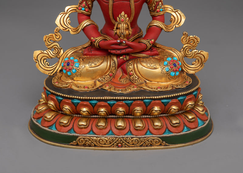 Pure Land Buddha Amitayus Statue | Symbol of Infinite Life