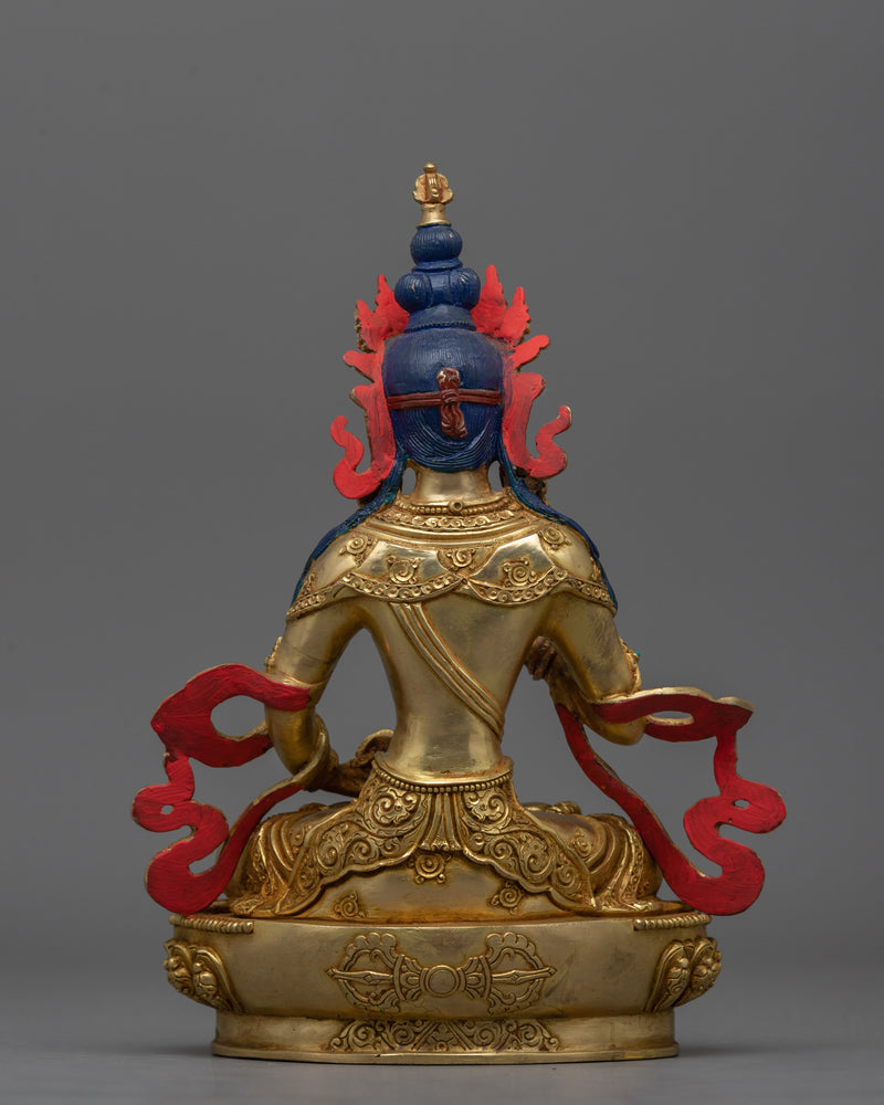 Spiritual Awakening Statue 24k Gold Vajrasattva |  Buddhist deity, Bodhisattva of purity