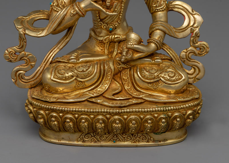 Spiritual Awakening Statue 24k Gold Vajrasattva |  Buddhist deity, Bodhisattva of purity