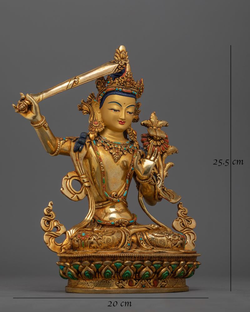  Bodhisattva Majushri Statue