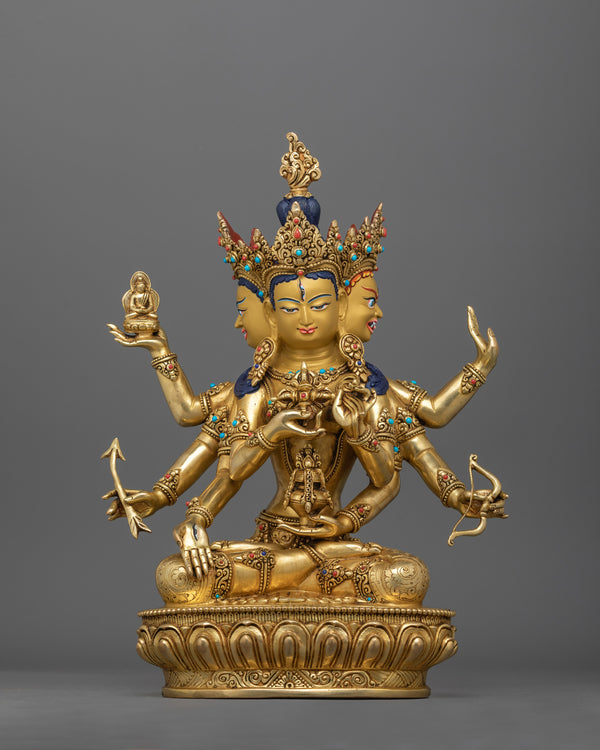 Golden Namgyalma Statue