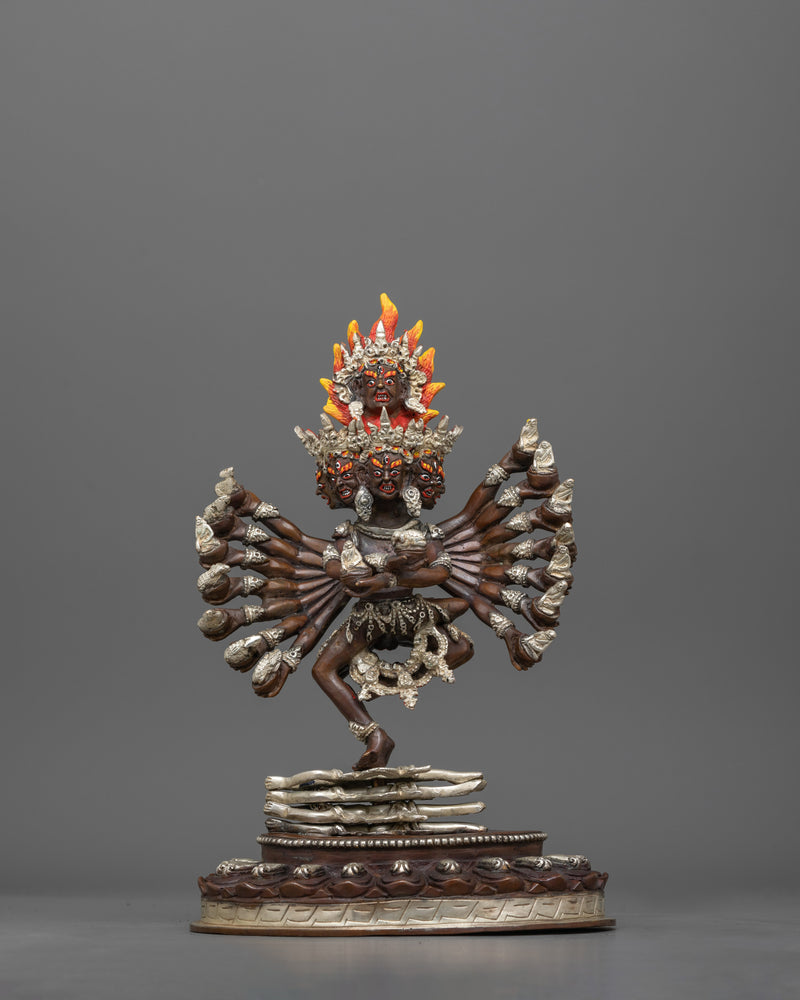 Hevajra Fierce Protector of the Dharma Statue | Wisdom and Compassion with Nairatmya