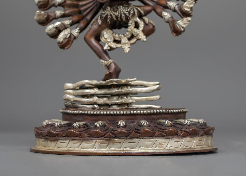 Hevajra Fierce Protector of the Dharma Statue | Wisdom and Compassion with Nairatmya